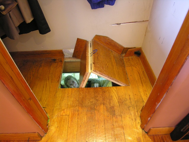 Trapdoor To Basement Stairs Openbasement 